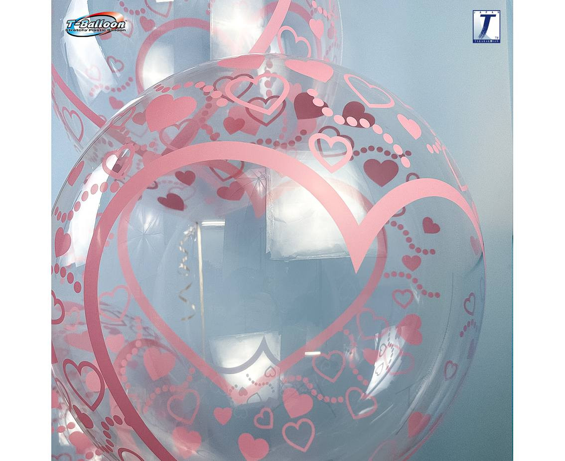 Takara Bubble Balloon - Hearts, 555 mm/ 10 pcs. EOL